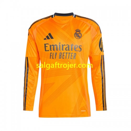 Real Madrid Fodboldtrøjer Udebanesæt 2024/25 Langærmet Real Madrid Fodboldtrøjer Udebanesæt 2024/25 Langærmet